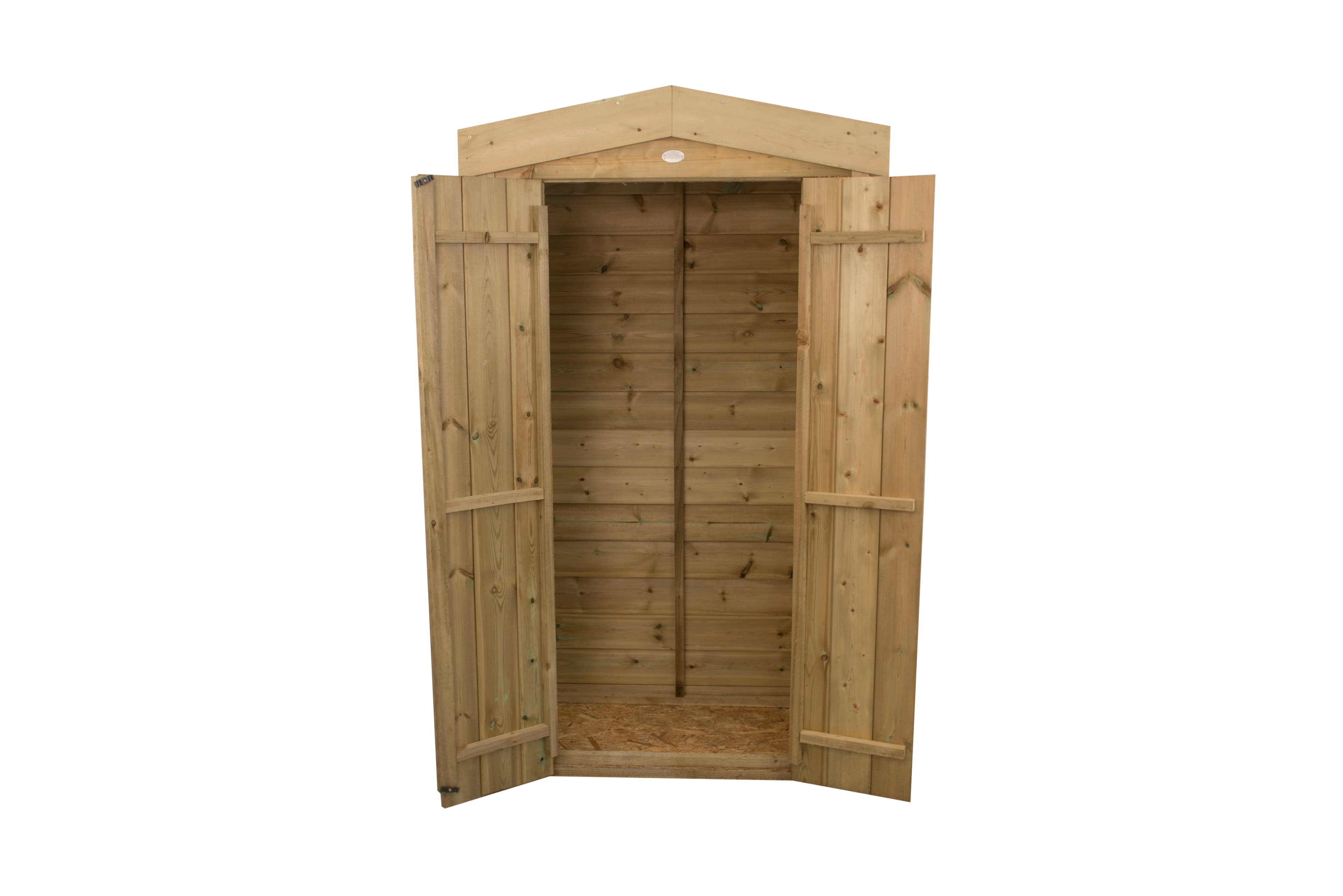 Forest Garden Pressure Treated Shiplap Apex Tall Garden Storage