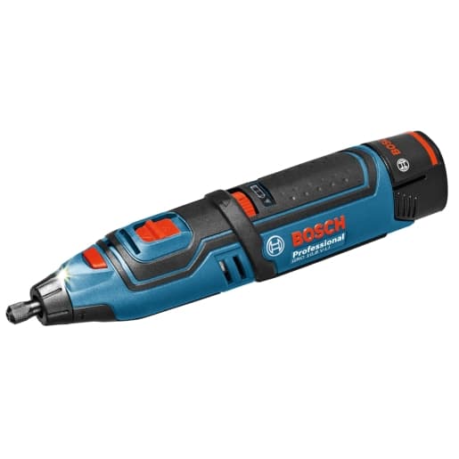 Bosch Gro 12V-35 12V Rotary Tool with 2 x 2.0 Ah BATTERIES, L-BOXX & 5 x Cutting Wheels