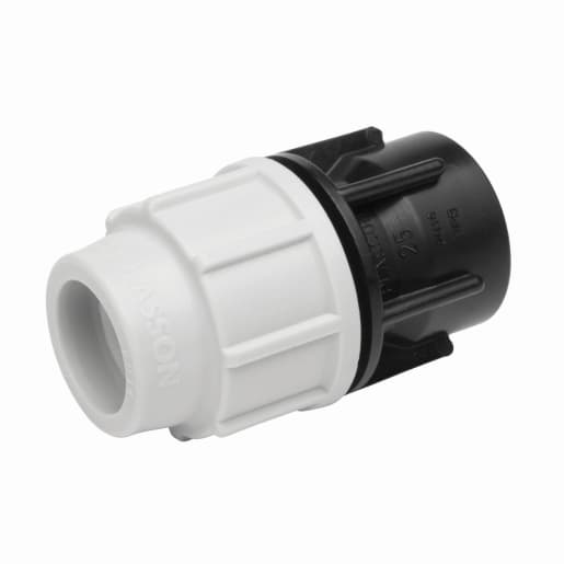 Plasson Mechanical Female Adaptor 20 mm x 1/2 inch 7030C10