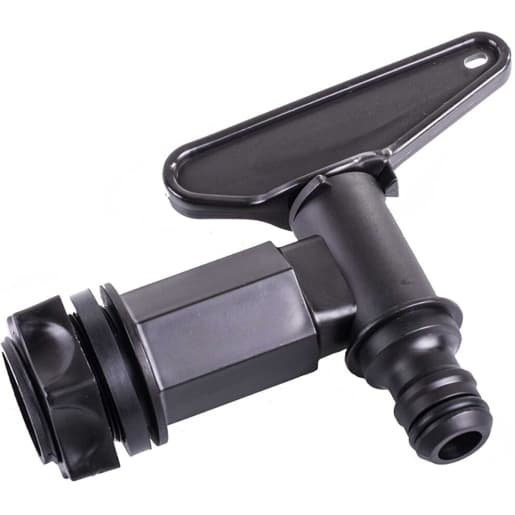 3/4in BSP Thread Hose Connector Water Butt TAP, Nut and Washer