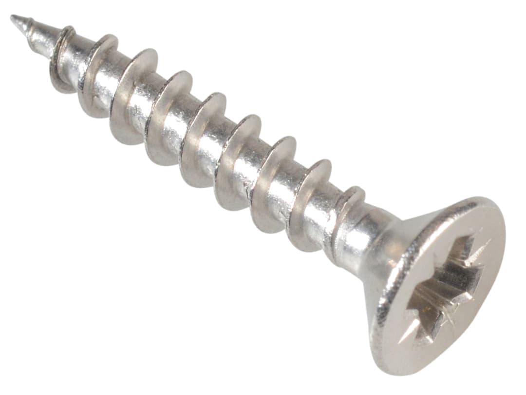 ForgeFix Multi-Purpose Pozi Compatible Screw CSK ST S/Steel 3.5 x 20mm Box 200 POZI3520SS