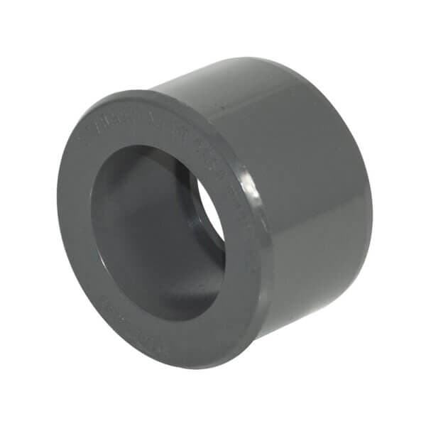 FloPlast Solvent Weld Waste Reducer - 50mm x 32mm Anthracite Grey
