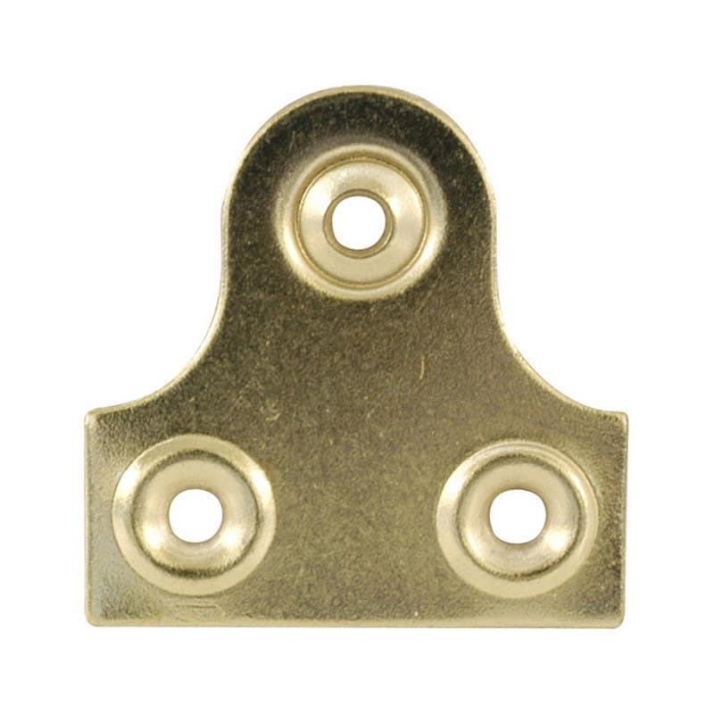 Mirror Plate Round Hole 32 mm Pack 10