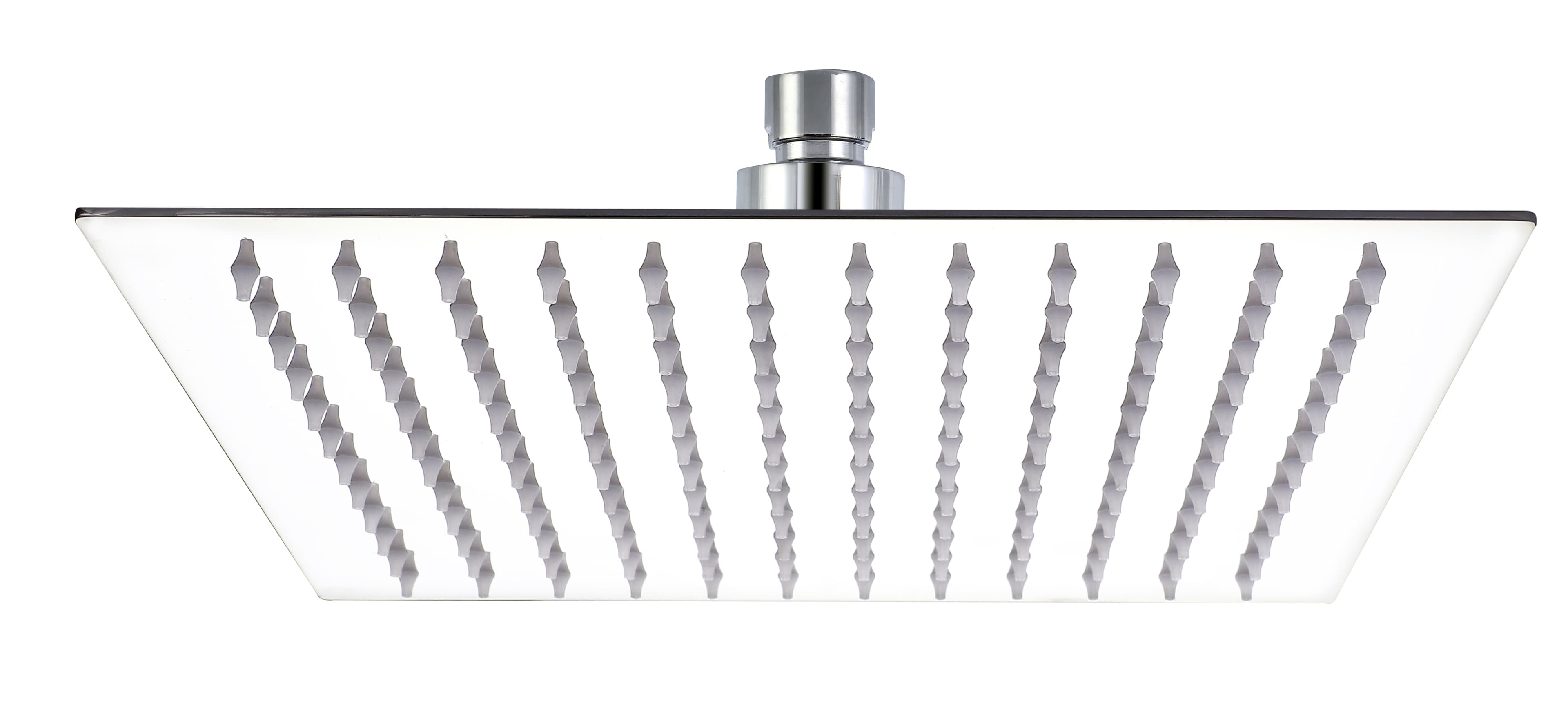 Mv Slim Chrome On S/Steel Rectangular 25X18Cm Rain Shower RAIN3