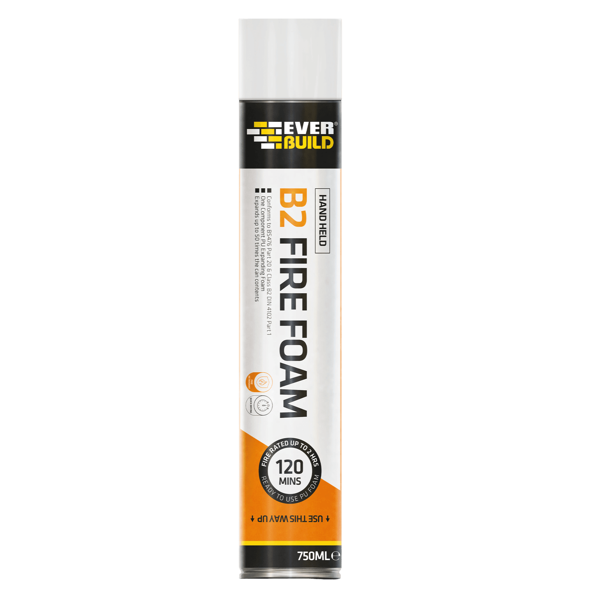 Everbuild B2 FireFoam Handheld 750 ML