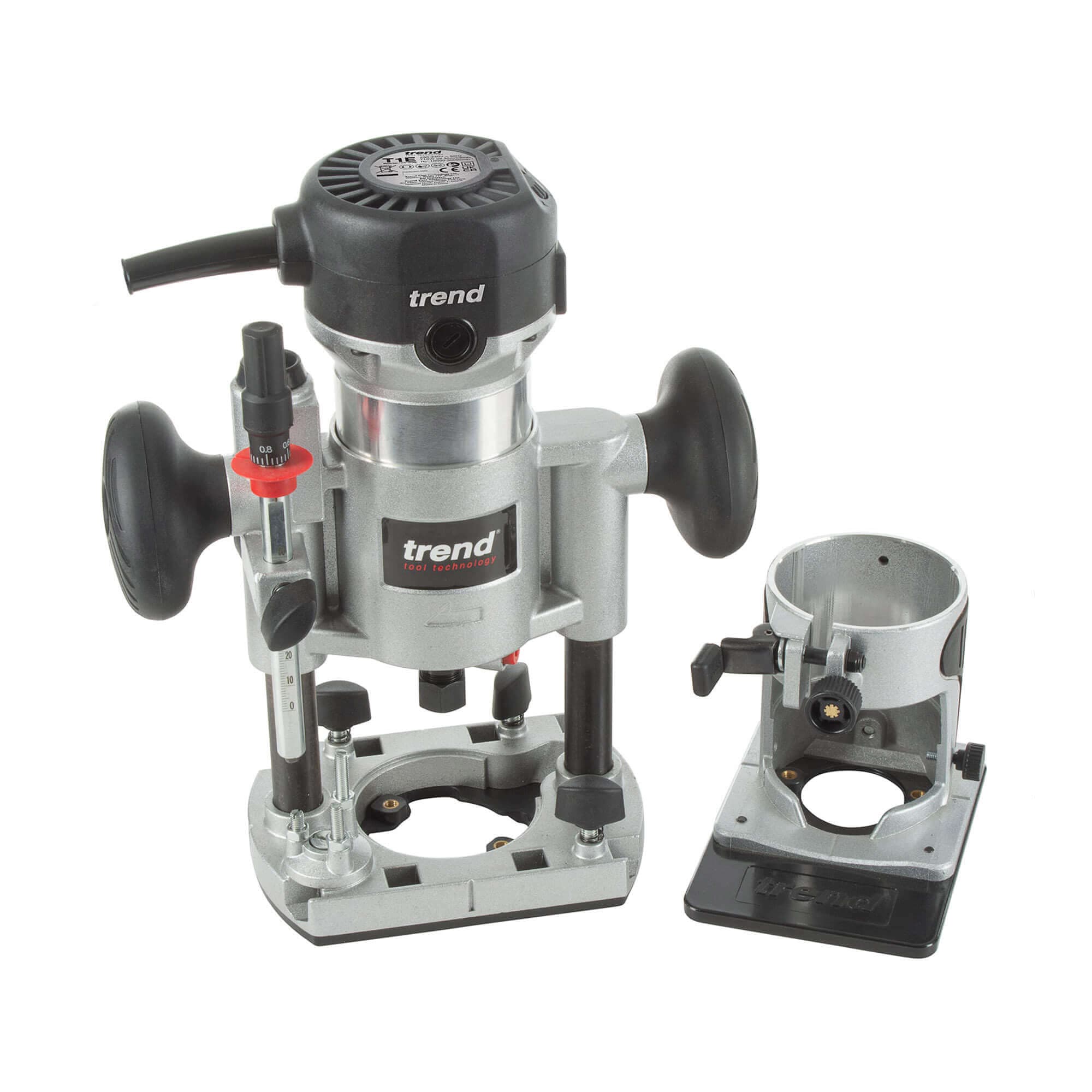 Trend 710W ?” Dual-Base Trim & Plunge Router 240V Uk Pk 1 T1EPS