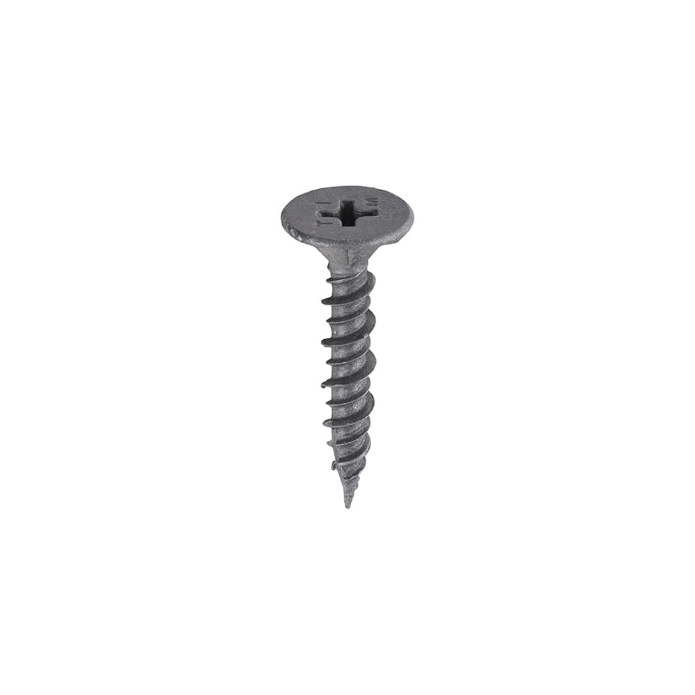 Timco Drywall Construction Timber Stud Cement Board Screws - Ph - Countersunk Wafer - Twin-Cut - Exterior - Silver Organic Box 200 217789