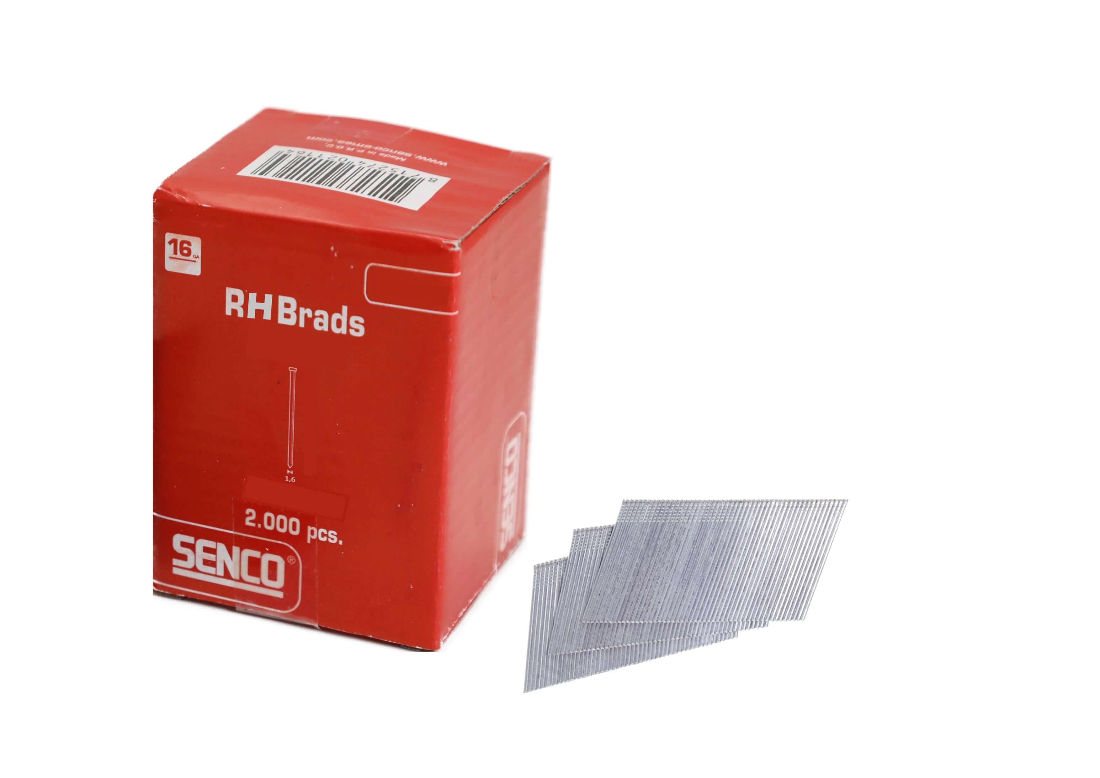 Senco RH17EGA 16-Gauge Rh Angled Brad Stainless Steel 38Mm Box 2000