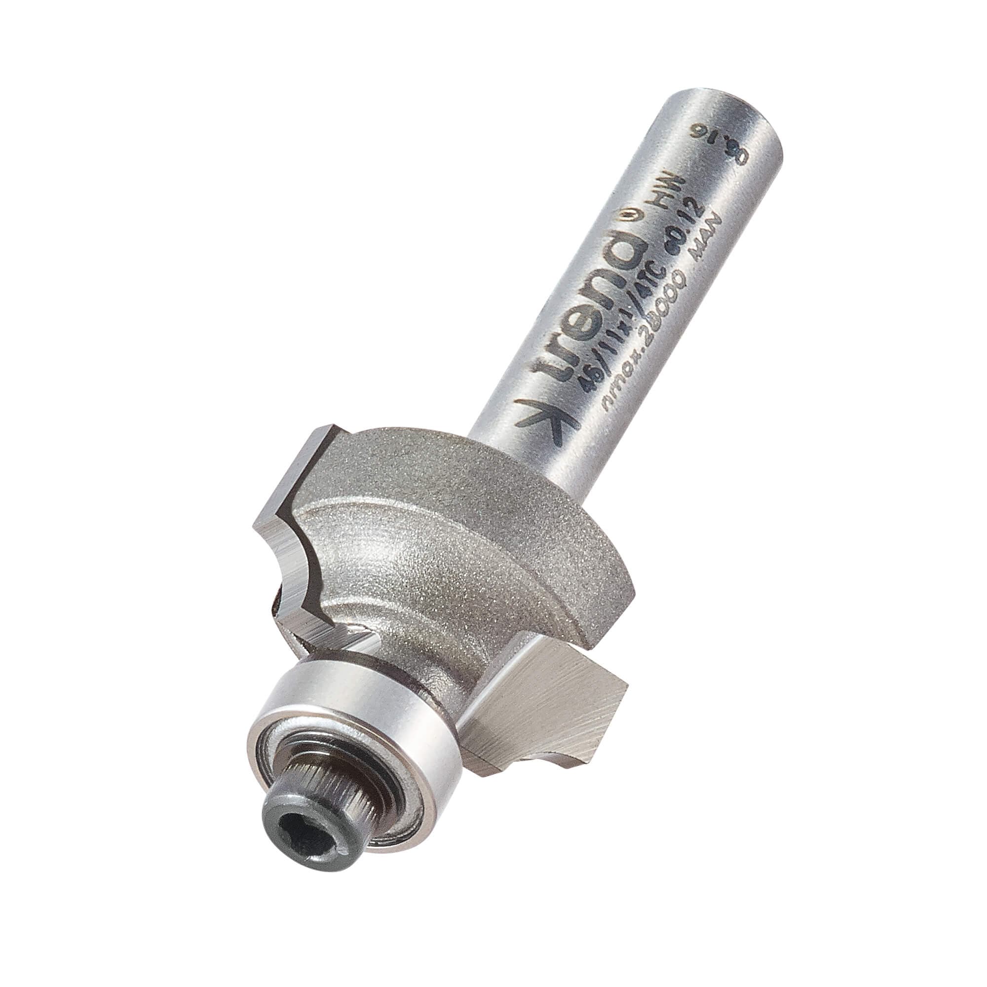 Trend Bearing Guided Ovolo Cutter 3.2Mm Radius Pk 1 46/11X1/4TC