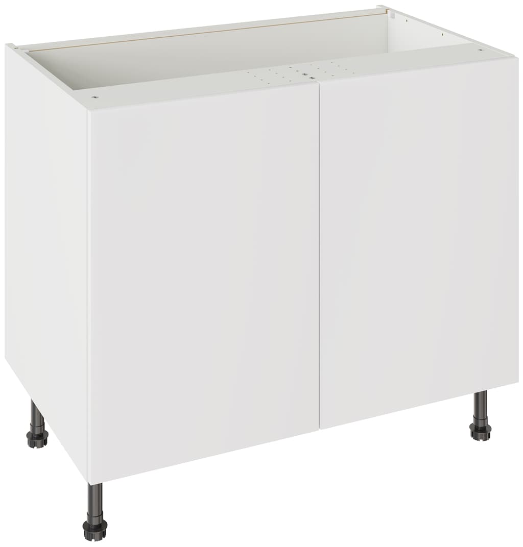 Kitchen Kit Flatpack 1000 Base Kitchen Cabinet Slab Supermatt White