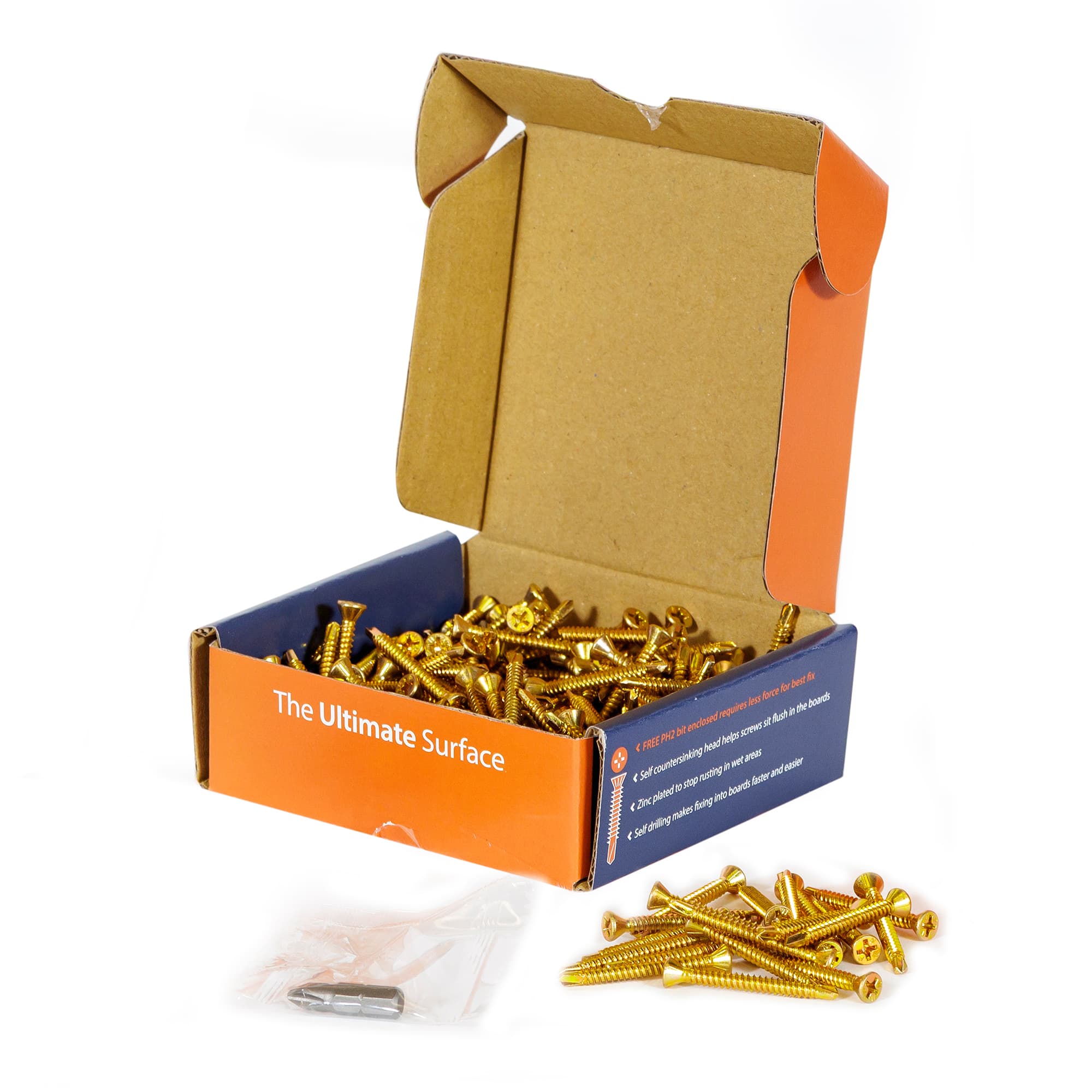 STS NoMorePly 38mm Fibre Cement Board Screws Qty 200
