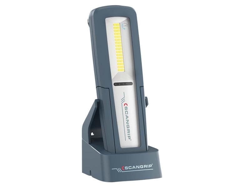 Scangrip® Uniform Rechargeable Work Light With Charging Base 200 Lumens 03.6208