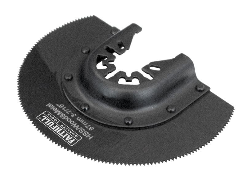 Faithfull M0010007 Multi-Functional Tool Crv Radial Blade Wood Wavy Set 87Mm