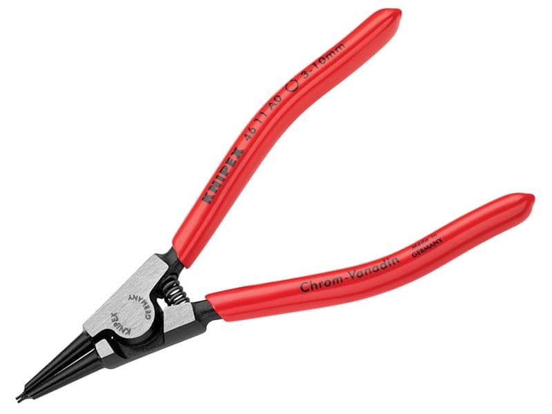 Knipex 46 11 A0 SB Circlip Pliers External Straight 3-10Mm A0