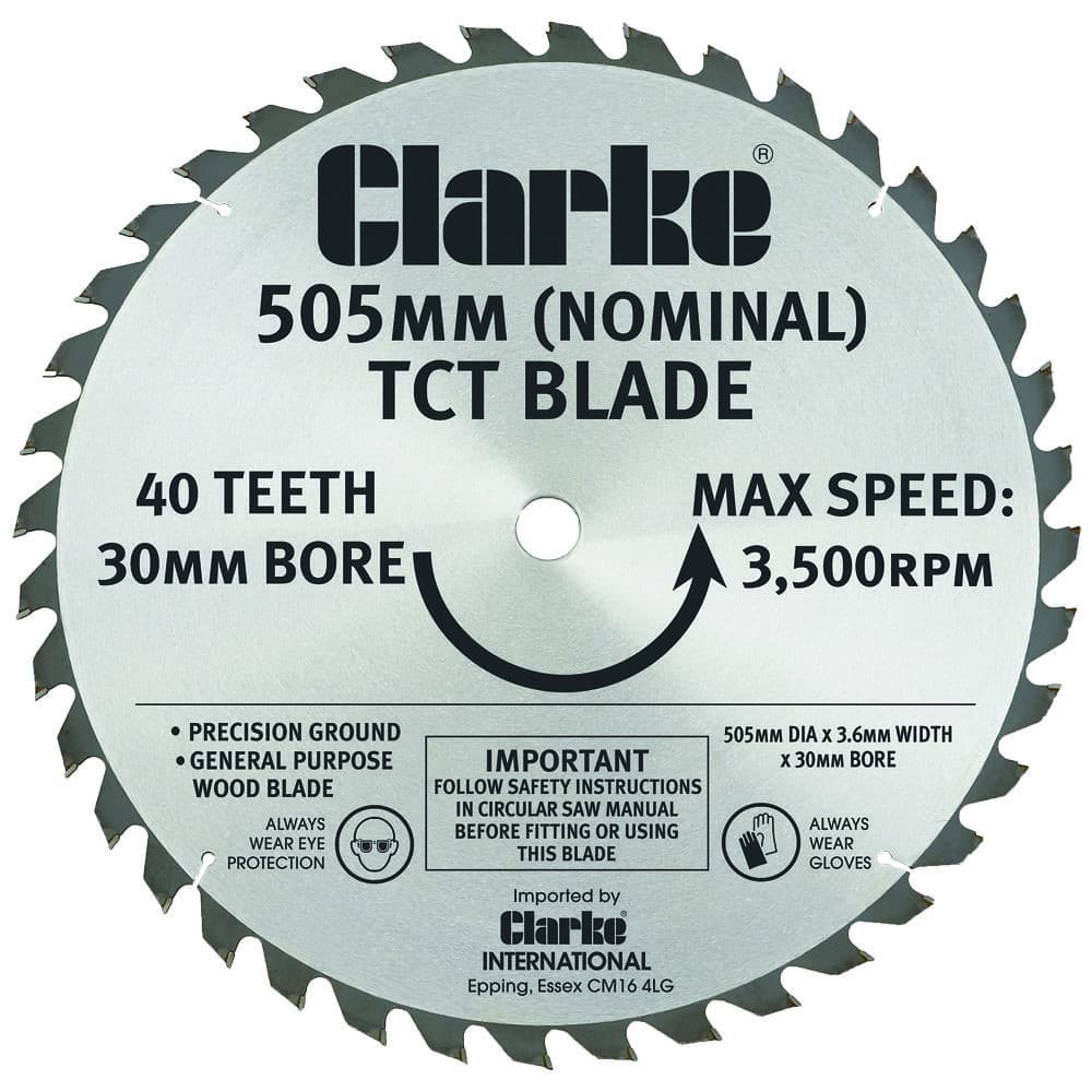 Clarke 3401994 Replacement 505Mm Saw Blade Cls505