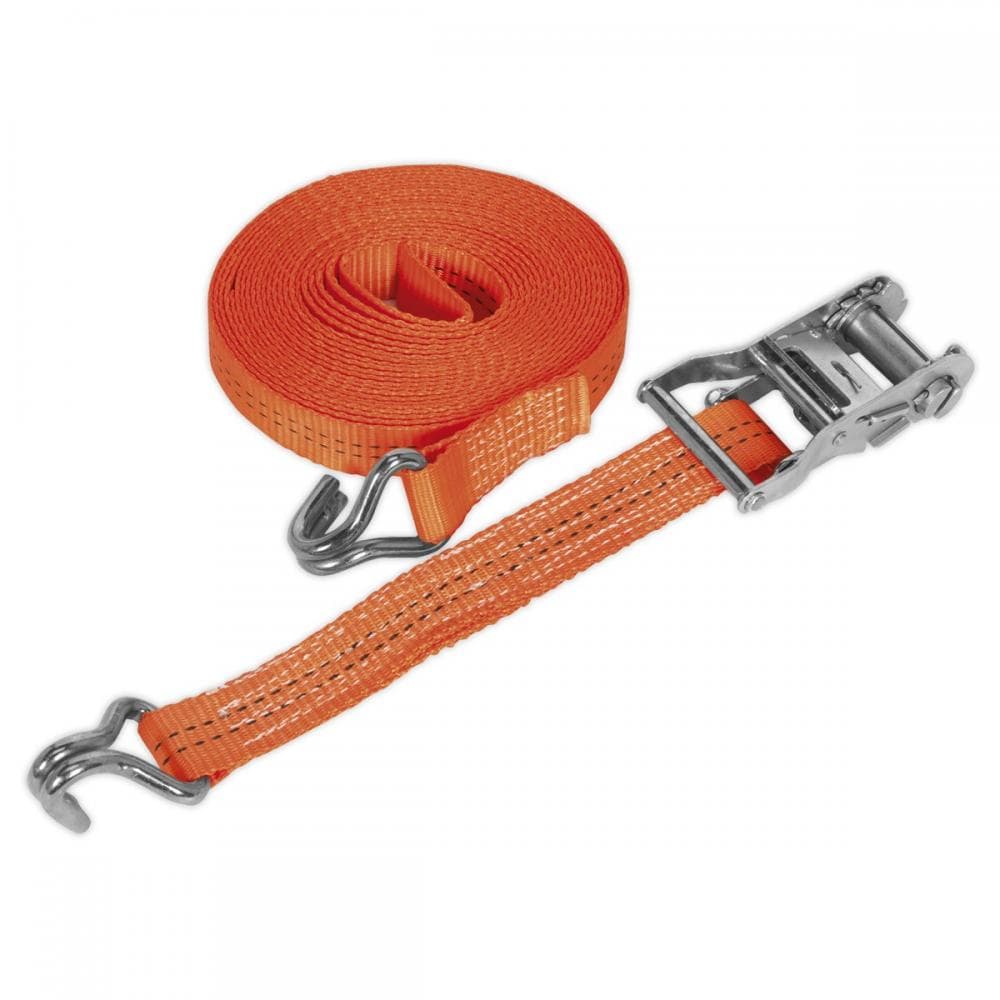 Sealey TD2006J Ratchet Strap 35Mm X 6M Polyester Webbing 2000Kg Breaking Strength