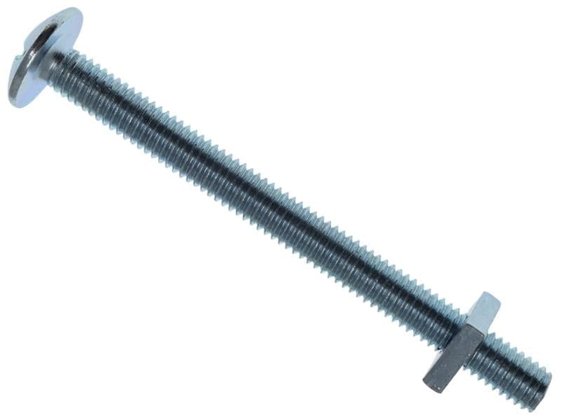 Metalmate® MEMRBN0670 Roofing Bolt & Nut Zp M6 X 70Mm (Box 25)