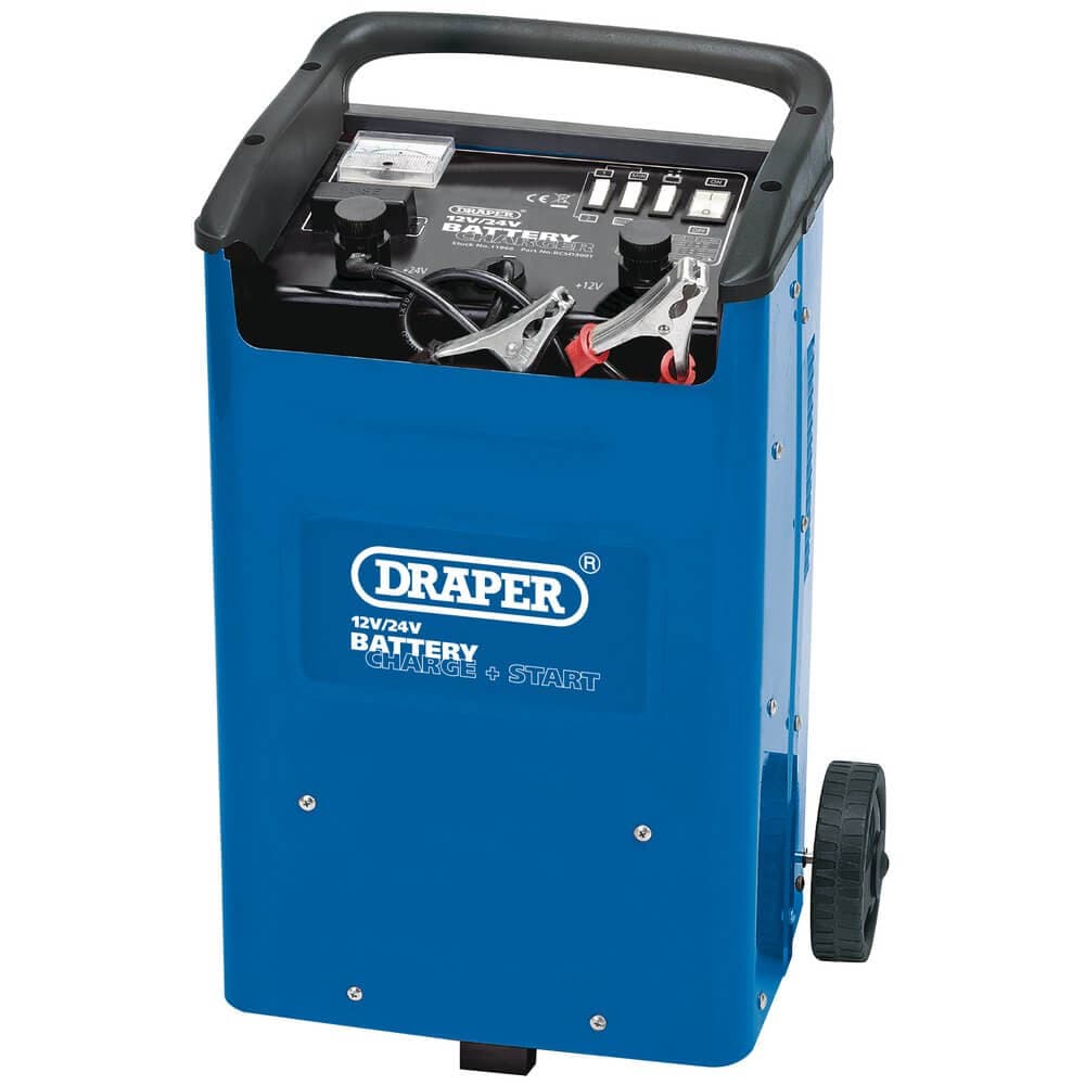 Draper 11966 12/24V Battery Starter/Charger 260A each