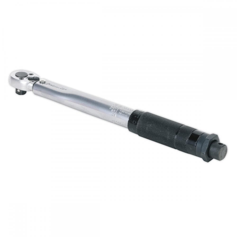 Sealey STW1012 Torque Wrench Micrometer Style 3/8inSq Drive 2-24Nm(1.47-17.70Lb.ft) - Calibrated