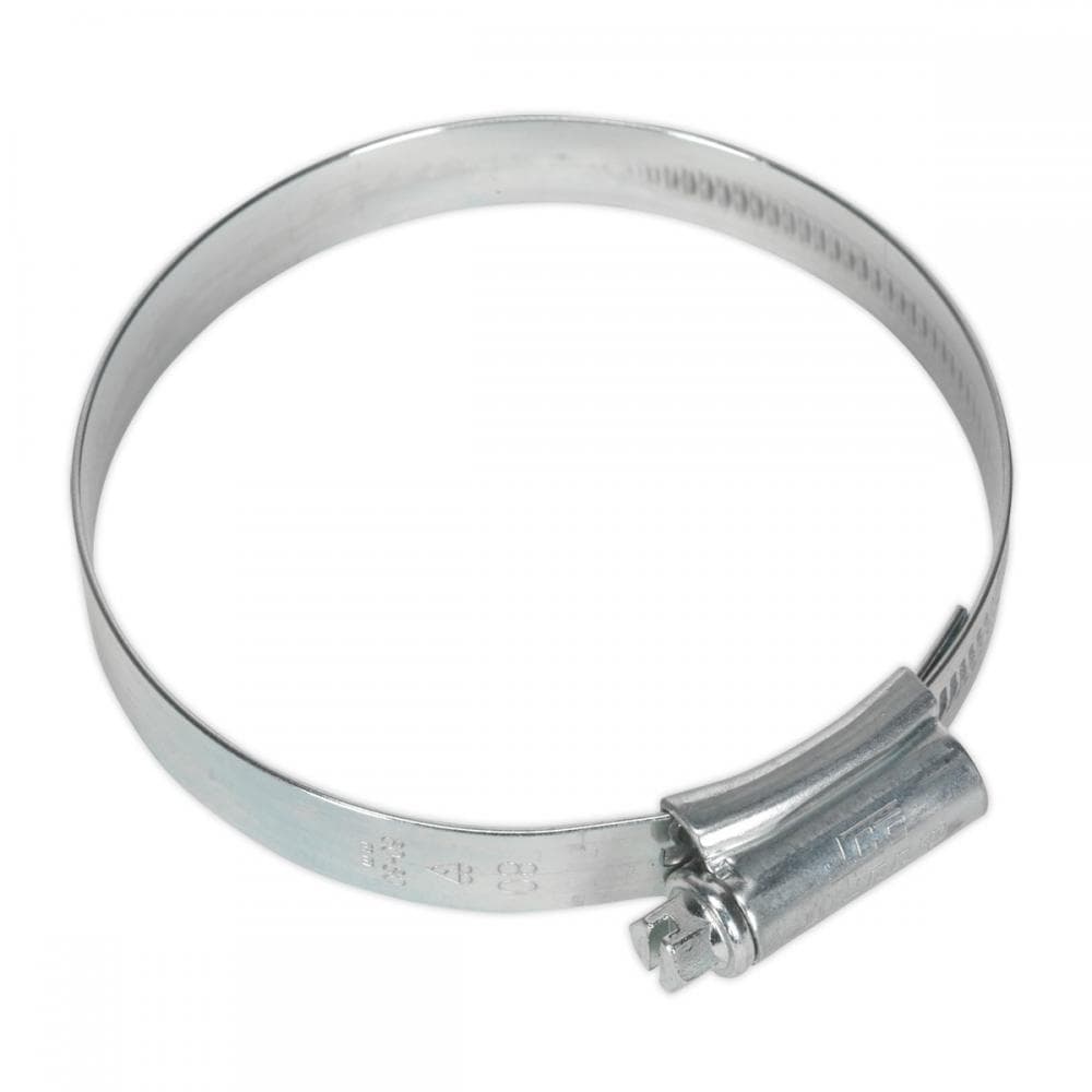 Sealey HCJ3X Hi-Grip® Hose Clip Zinc Plated Ø60-80Mm Pack Of 10
