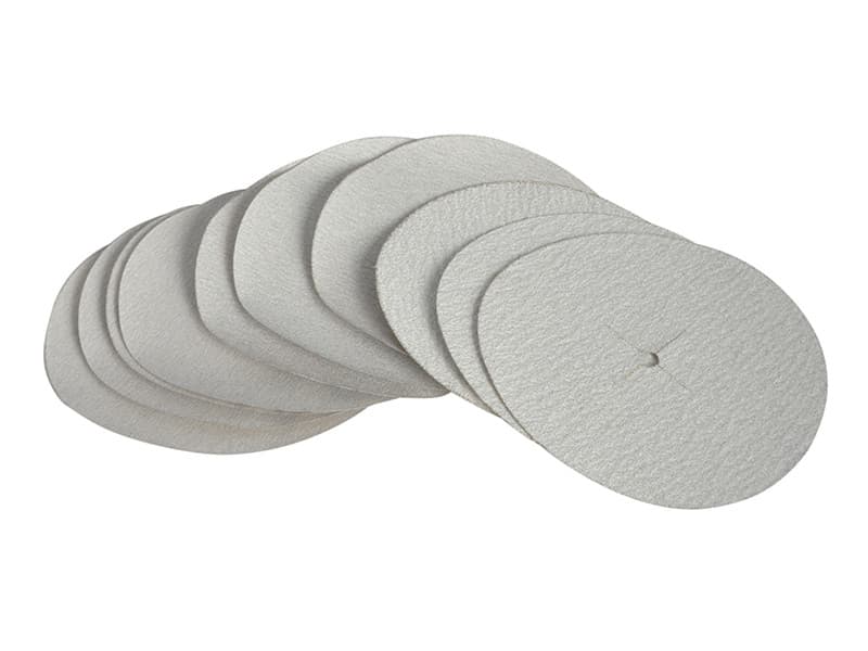 Faithfull 006605 Paper Sanding Disc 6 X 125Mm Assorted (Pack 10)