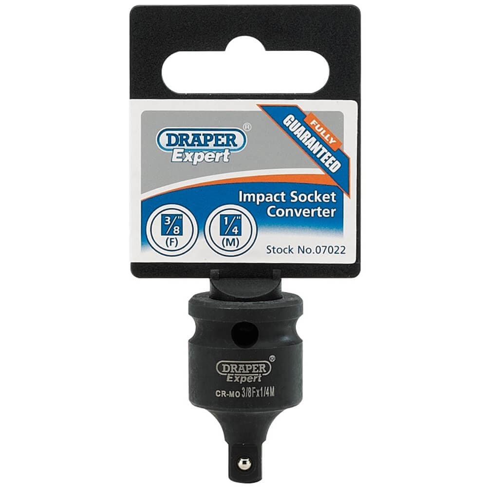 Draper Expert 07022 Expert Impact Socket Converter 3/8in(F) X 1/4in(M) each
