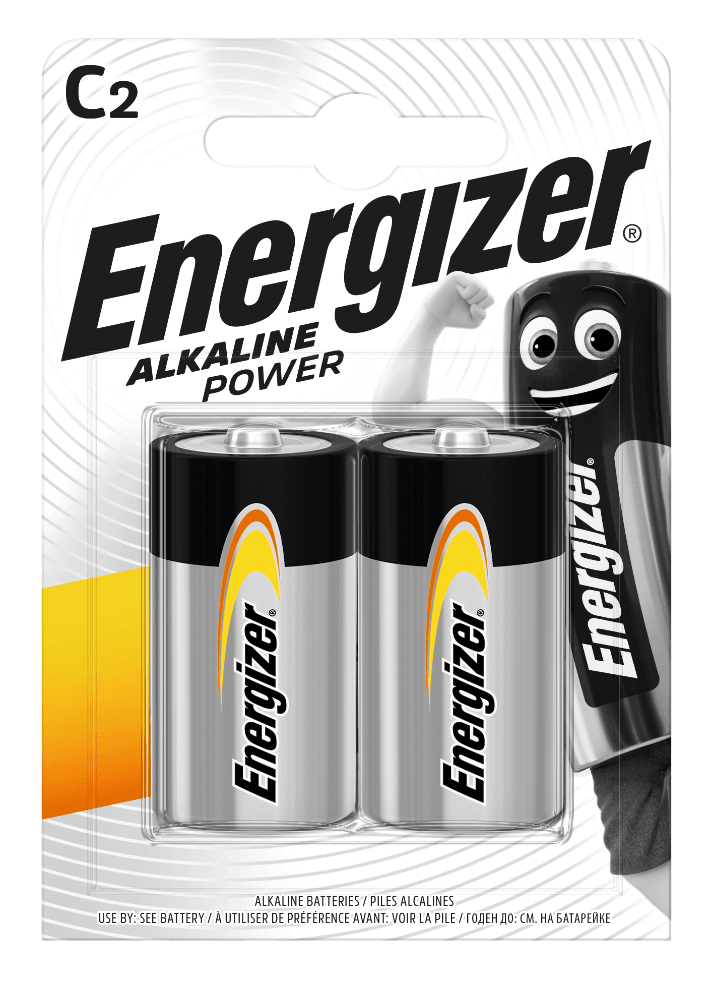 Energizer Alkaline Power C E93 BP Batteries 2 Pack