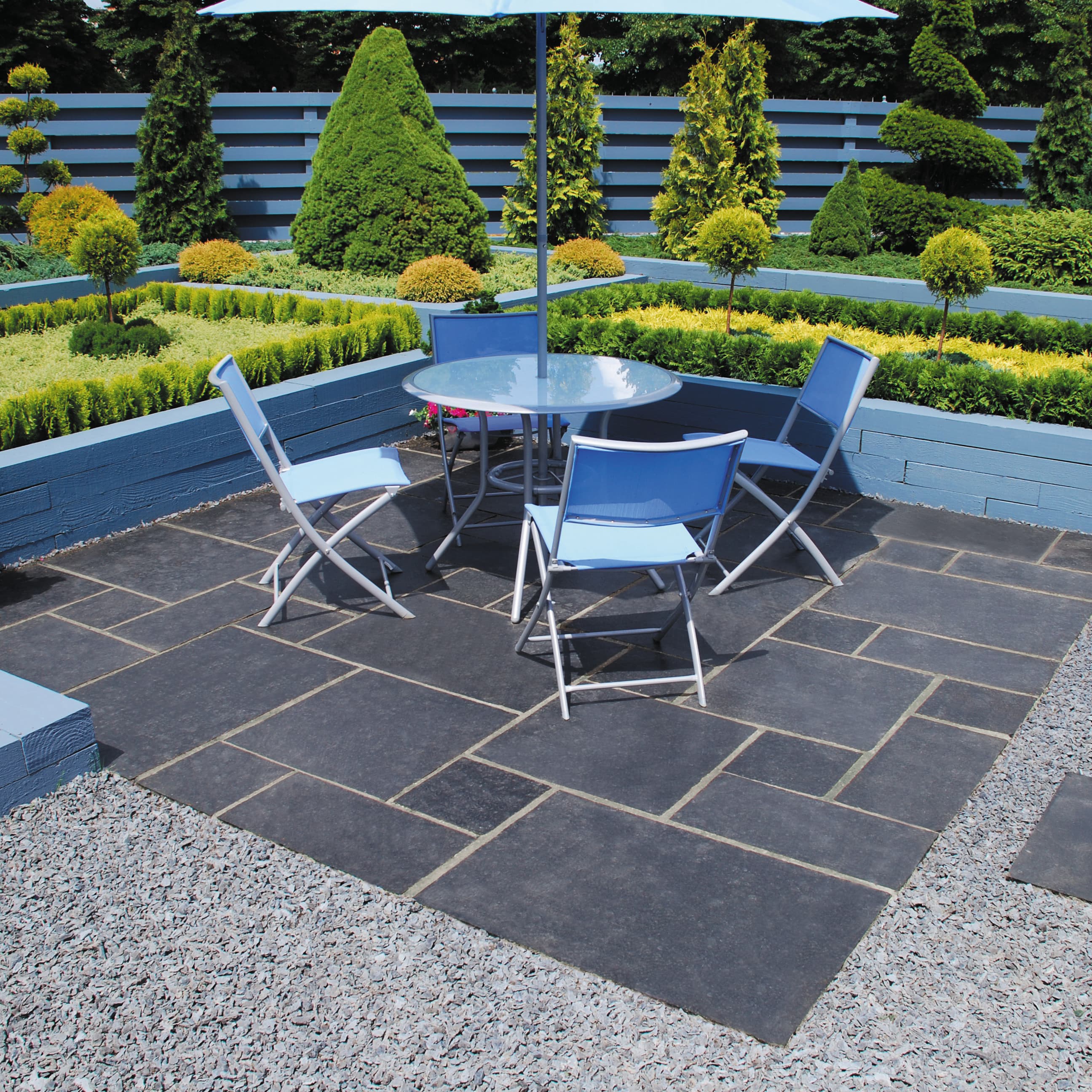 Global Stone Limestone 600 x 600 x 25mm Midnight