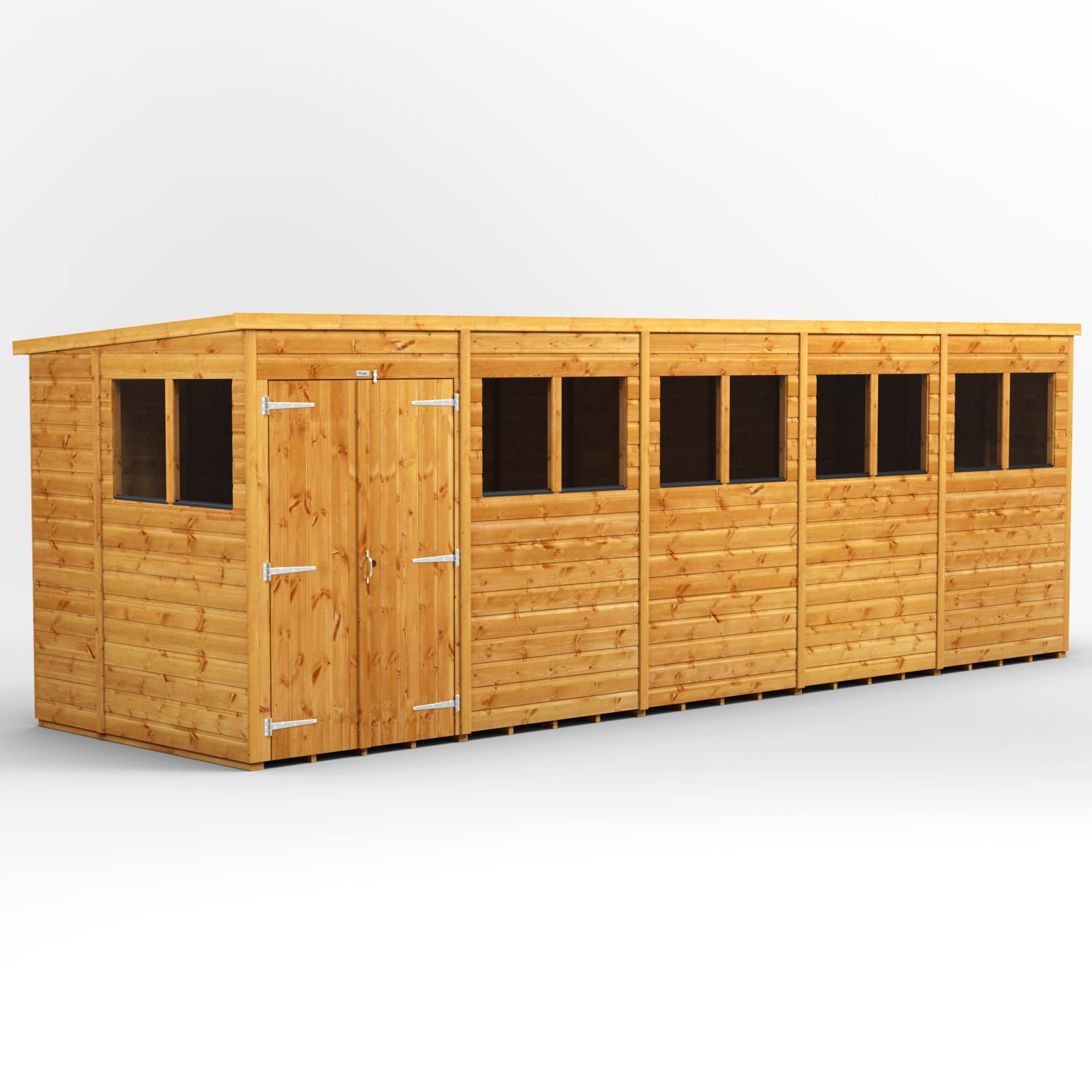 Powersheds 20 x 6 Power Pent Double Door