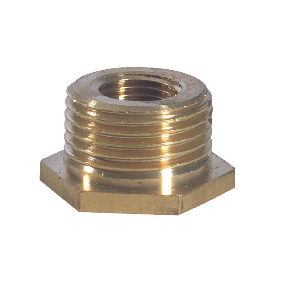 Compression Brass Hexagonal Bush 12mm x 19mm