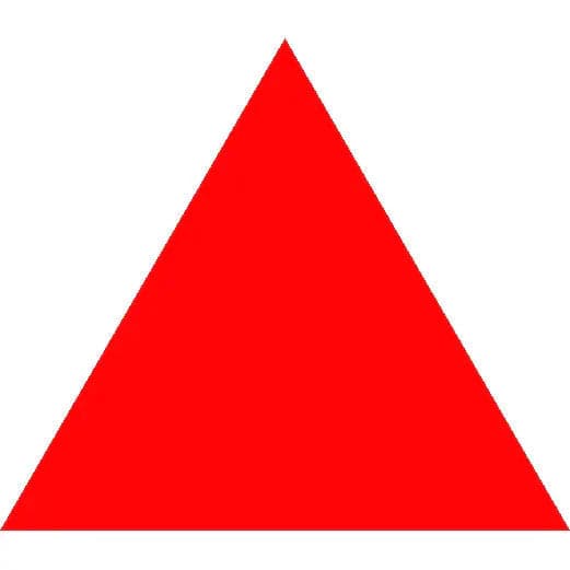 Duct Identification Triangles (50 Triangles pre Pack)