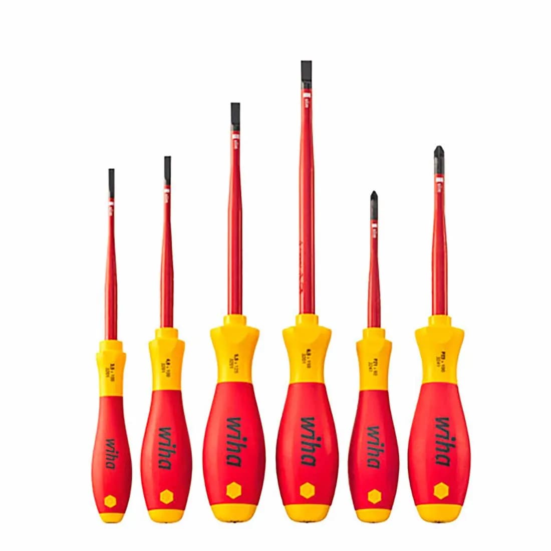 Wiha Slimfix Vde Screwdriver Set 6Pc Insulated Sl/Pz