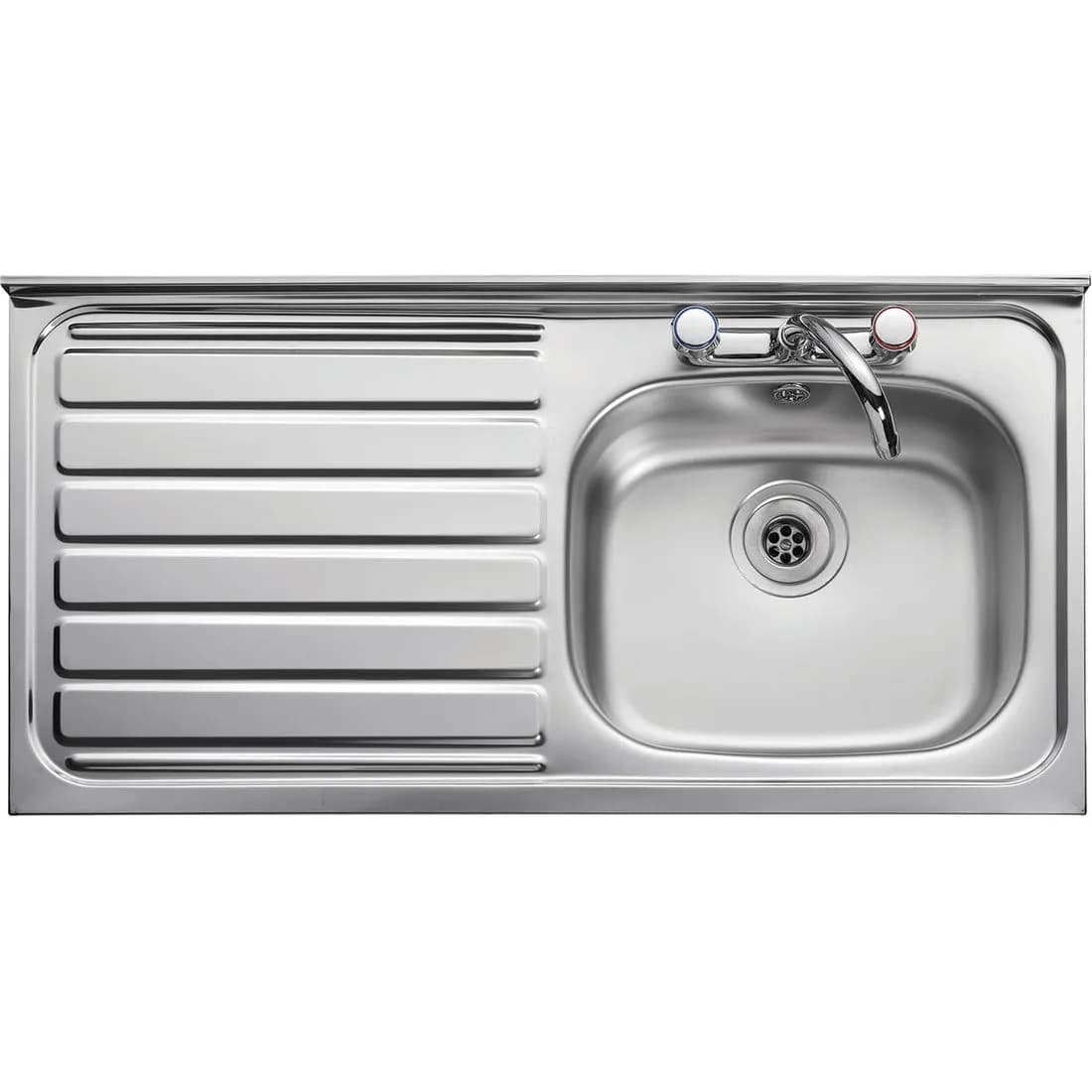 Leisure Roll Front Sink Lh 1000 X 600Mm S/Steel 2Th