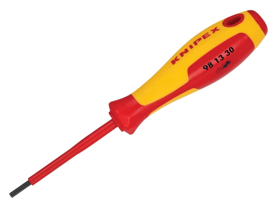 Knipex 98 13 30 VDE Hexagon Socket Screw Screwdriver 3.0 x 182mm 98 13 30