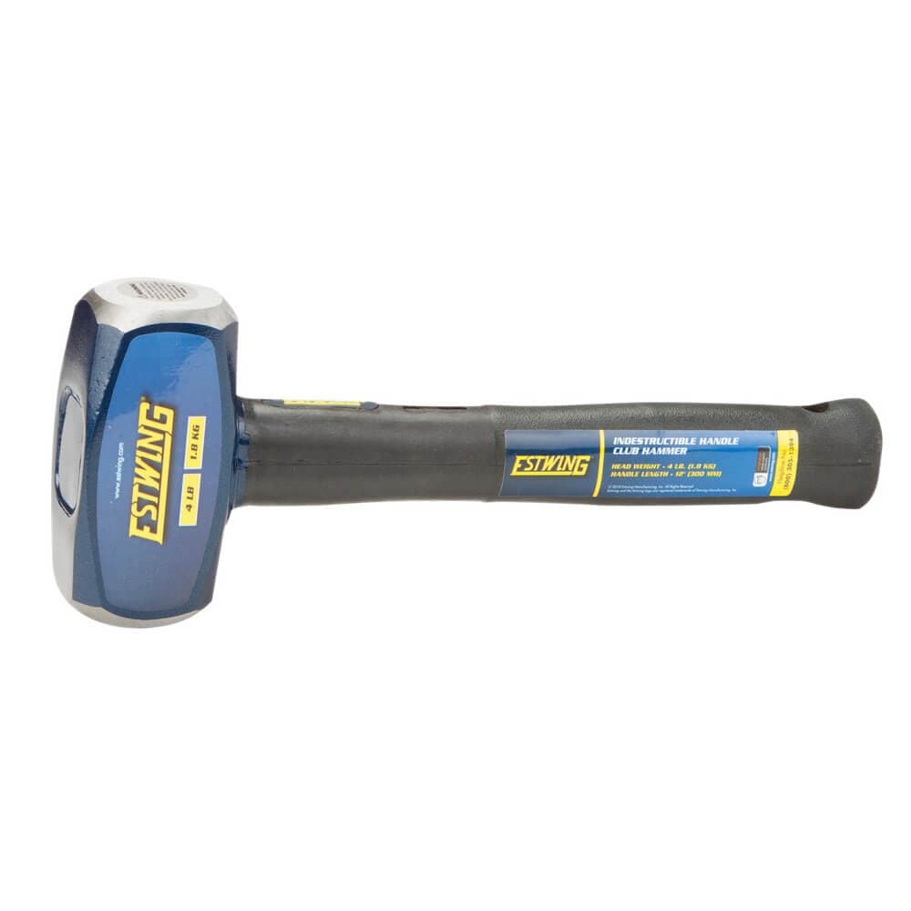 Estwing Ech-412X Indestructible Shaft Club Hammer 1.8Kg/4Lb 300Mm Pk 1 31322