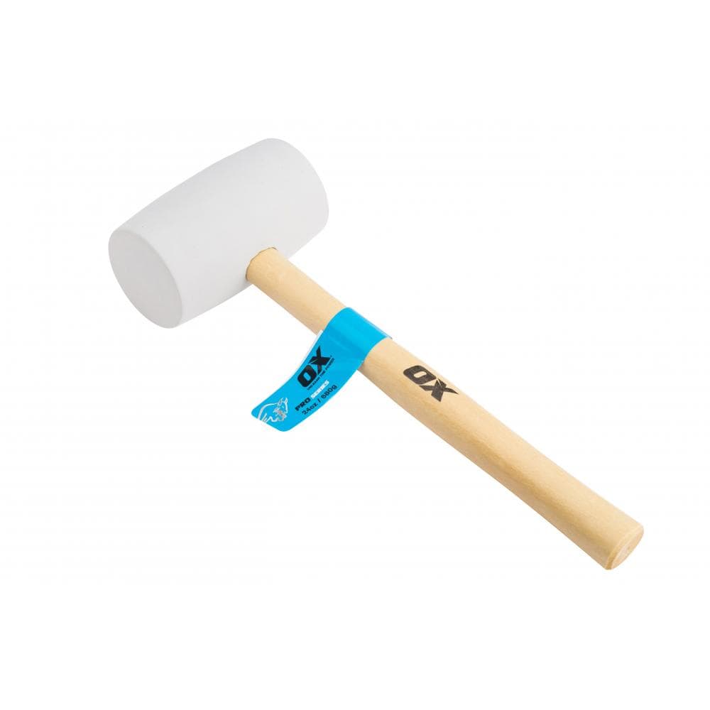 Ox Tools OX-P081824 Ox Pro White Rubber Mallet - 24 Oz EA