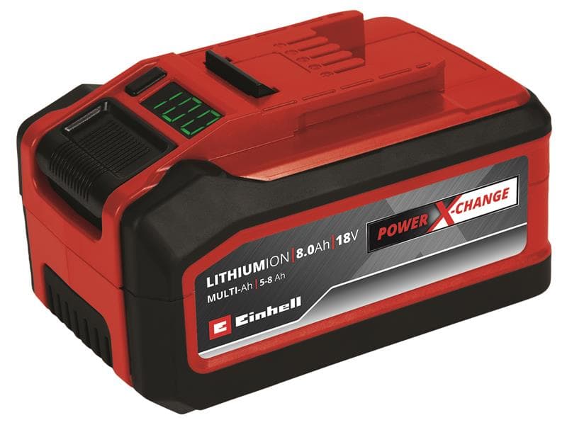 Einhell 4511600 Multi-Ah Power X-Change Battery 18V 5.0-8.0Ah Li-Ion