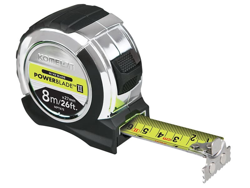 Komelon MPT87E Powerblade™ Ii Pocket Tape 8M/26Ft (Width 27Mm)