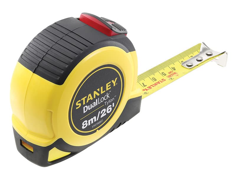 Stanley® STHT36807-0 Duallock™ Tylon™ Pocket Tape 8M/26Ft (Width 25Mm)
