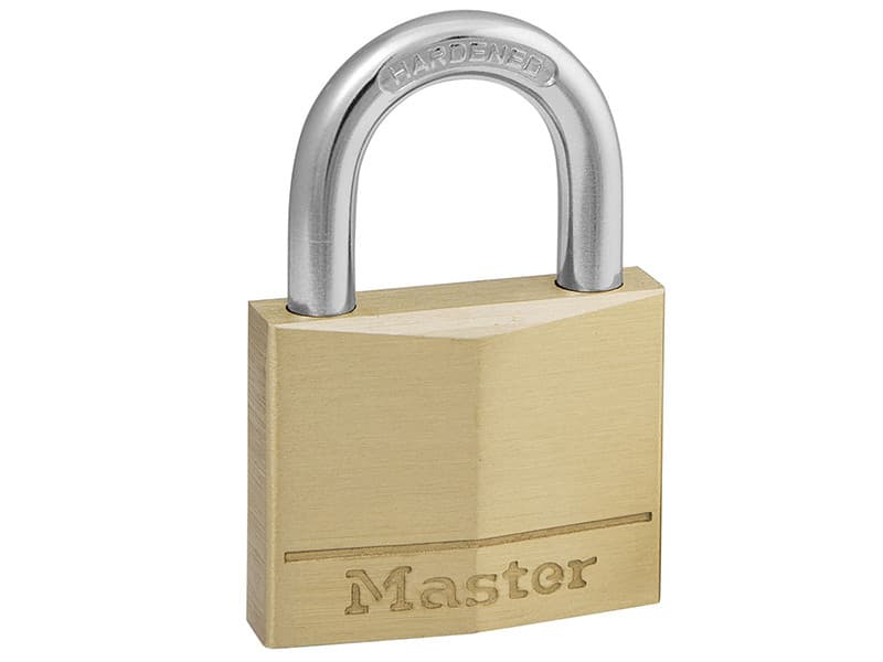 Master Lock 140EURD Solid Brass 40Mm Padlock 4-Pin