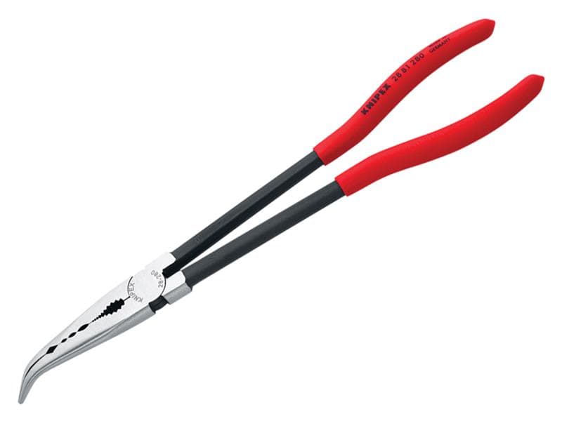 Knipex 28 81 280 SB Long Reach Bent Needle Nose Pliers 280Mm