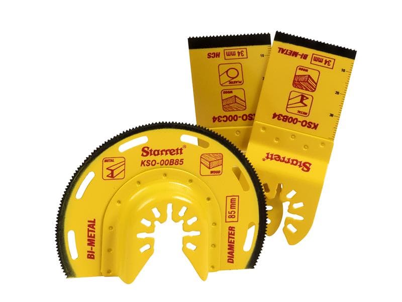 Starrett KSO-0300 Kso-0300 General Purpose Oscillating Blade Set 3 Piece