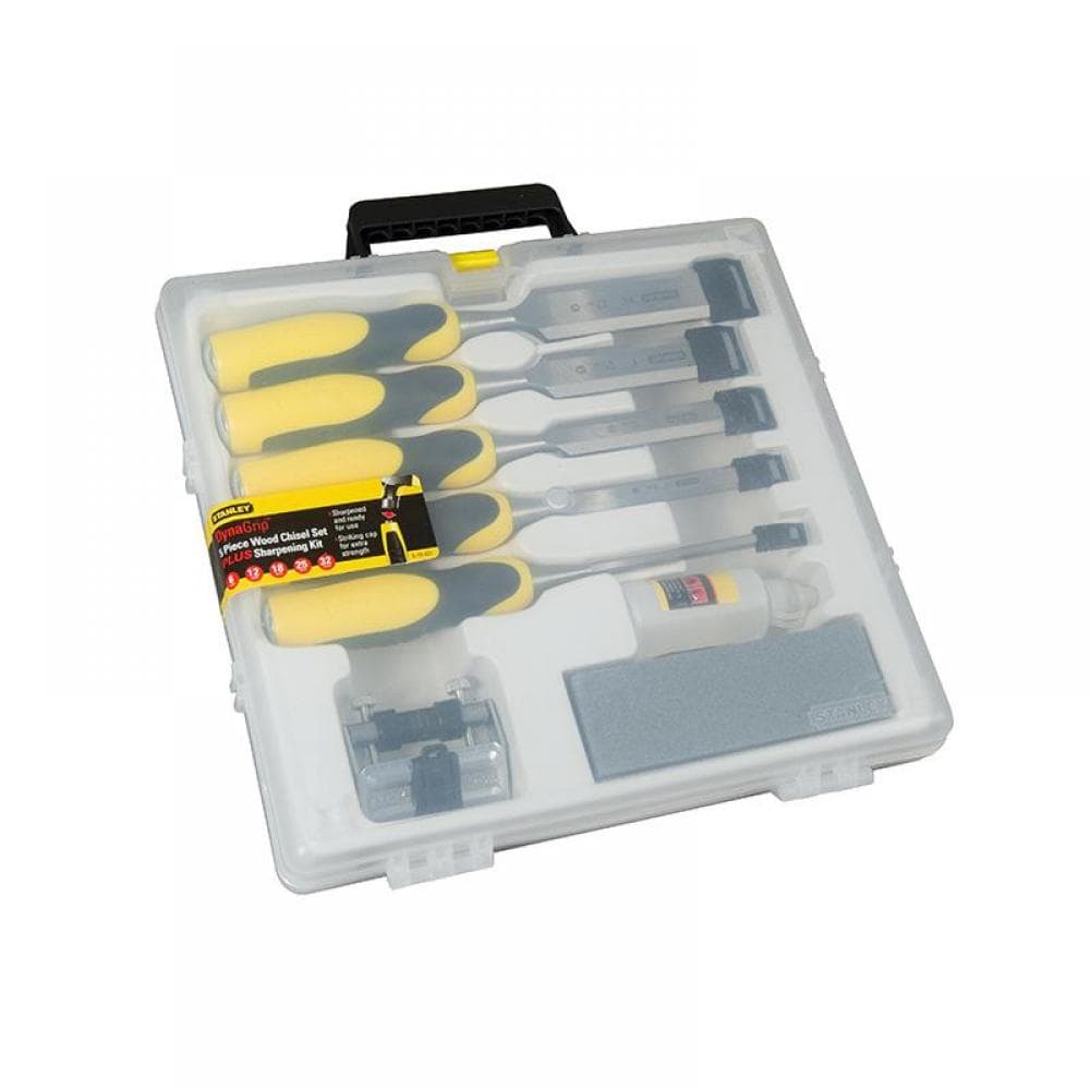 Stanley® 5-16-421 Dynagrip™ Chisel With Strike Cap Set 5 Piece + Accessories