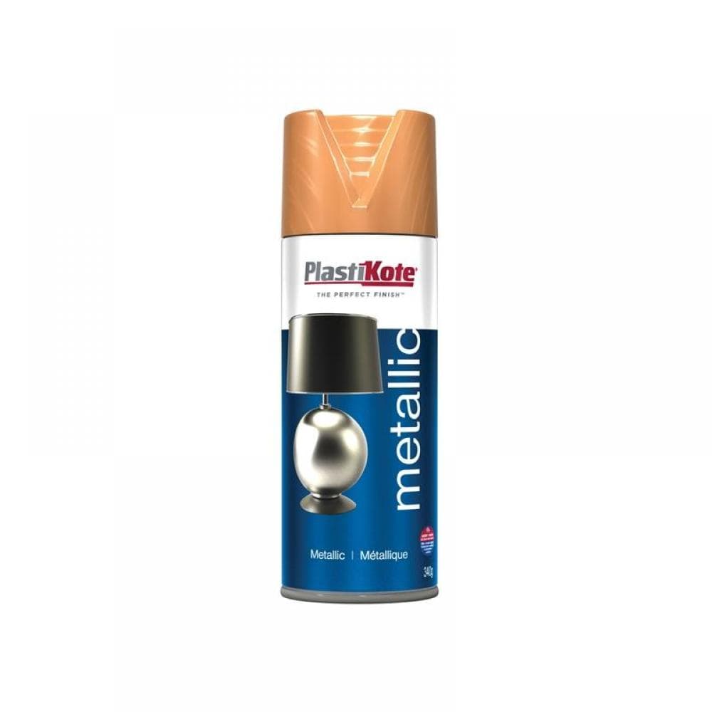 Plastikote 004401 Metallic Spray Flat Copper 400Ml