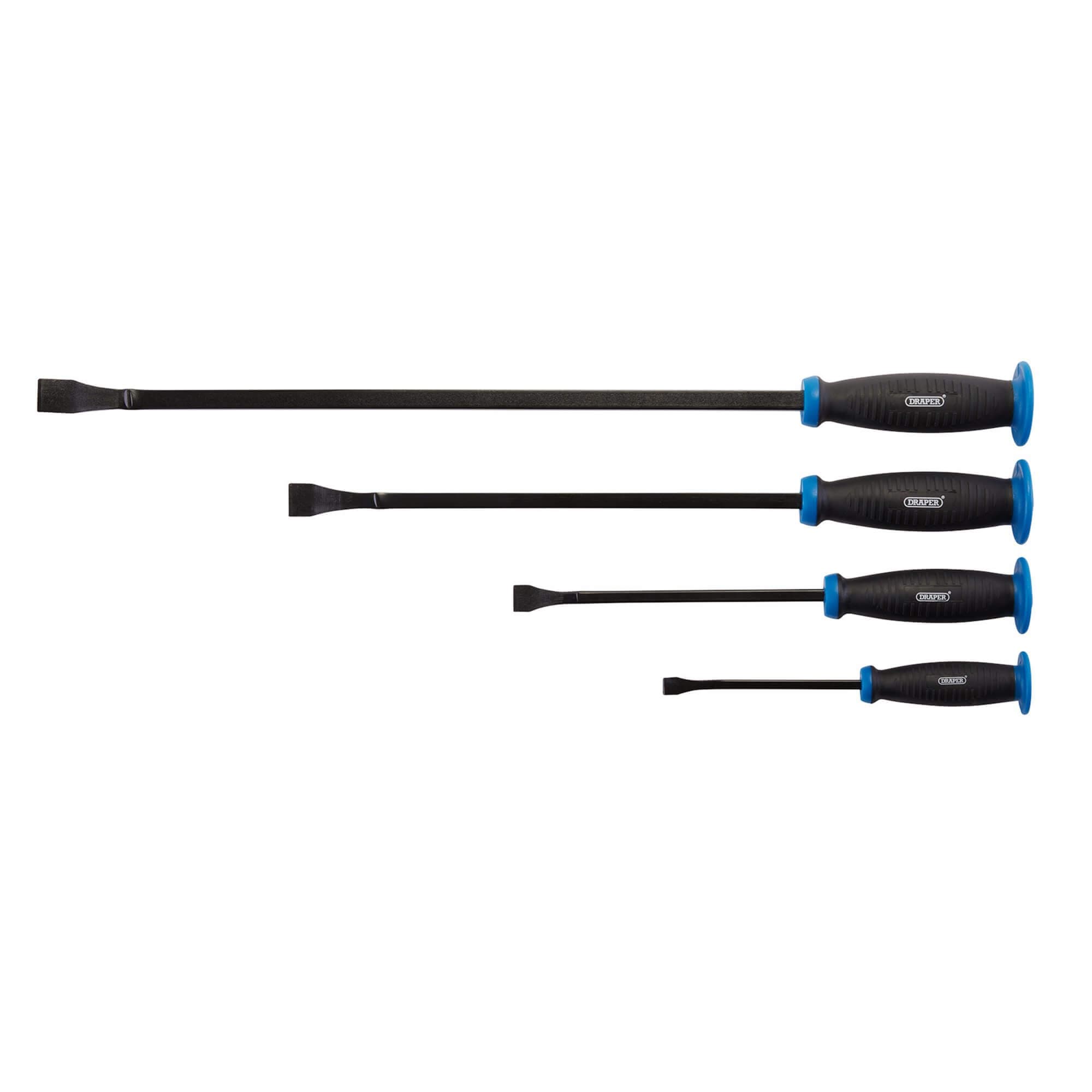 Draper ftPound Thruft Soft Grip Pry Bar Set With Hand Guard (4 Piece) set 1 08559