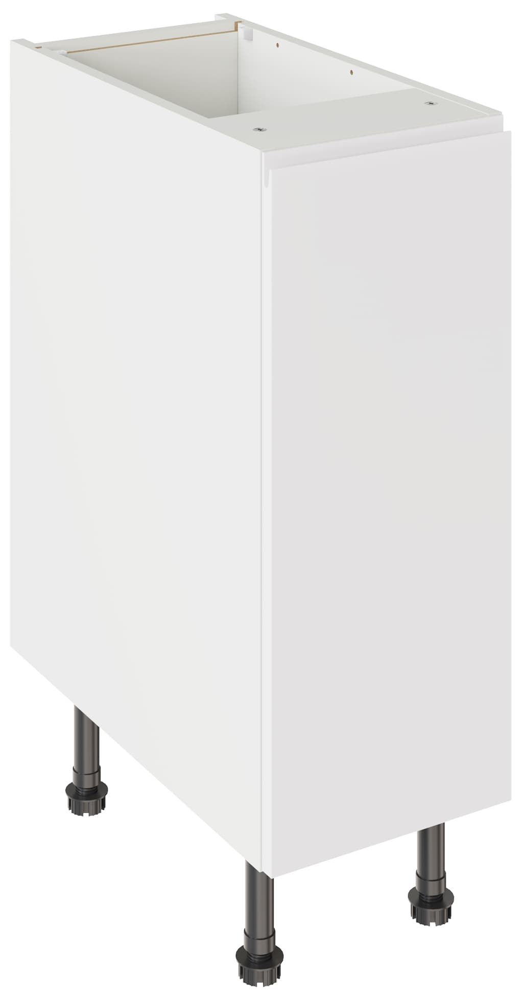 Flatpack Base Unit J-pull Ultra Matt White 300mm - FKKJ0501