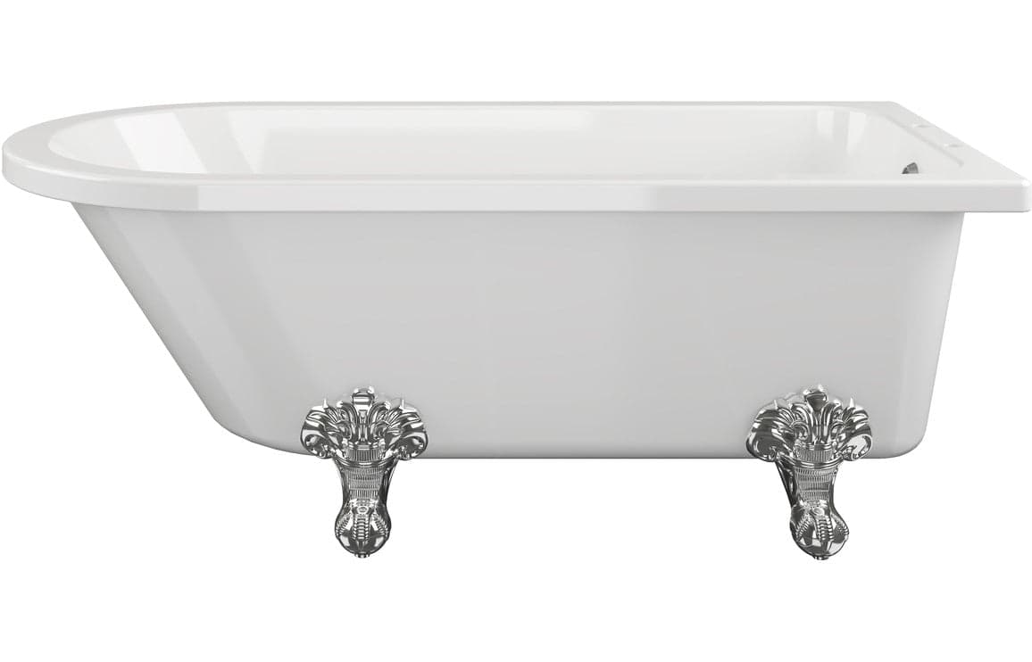 Avon Freestanding Bath 1700mm with chrome claw feet.