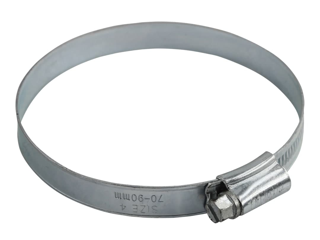 Faithfull 4 Hose Clip - Zinc MSZP 70 - 90mm FAIHC4B