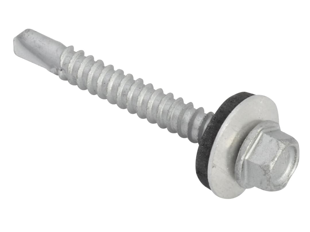 ForgeFix TechFast Hex Head Roofing Screw Self-Drill Light Section 5.5 x 45mm Pack 100 TFHL5545