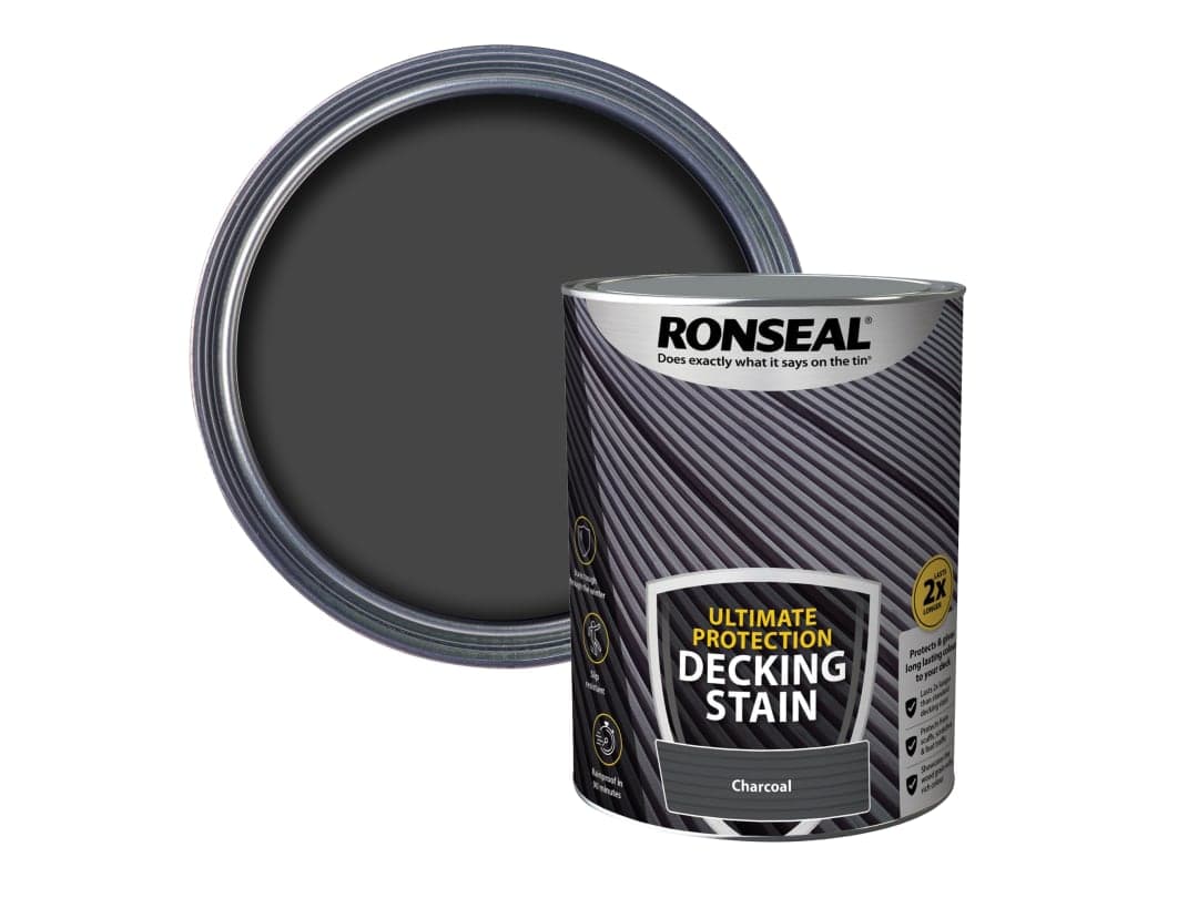 Ronseal Ultimate Protection Decking Stain Charcoal 5 litre 39109